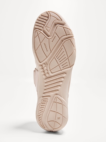 Ballerines à lanières Bershka en rose