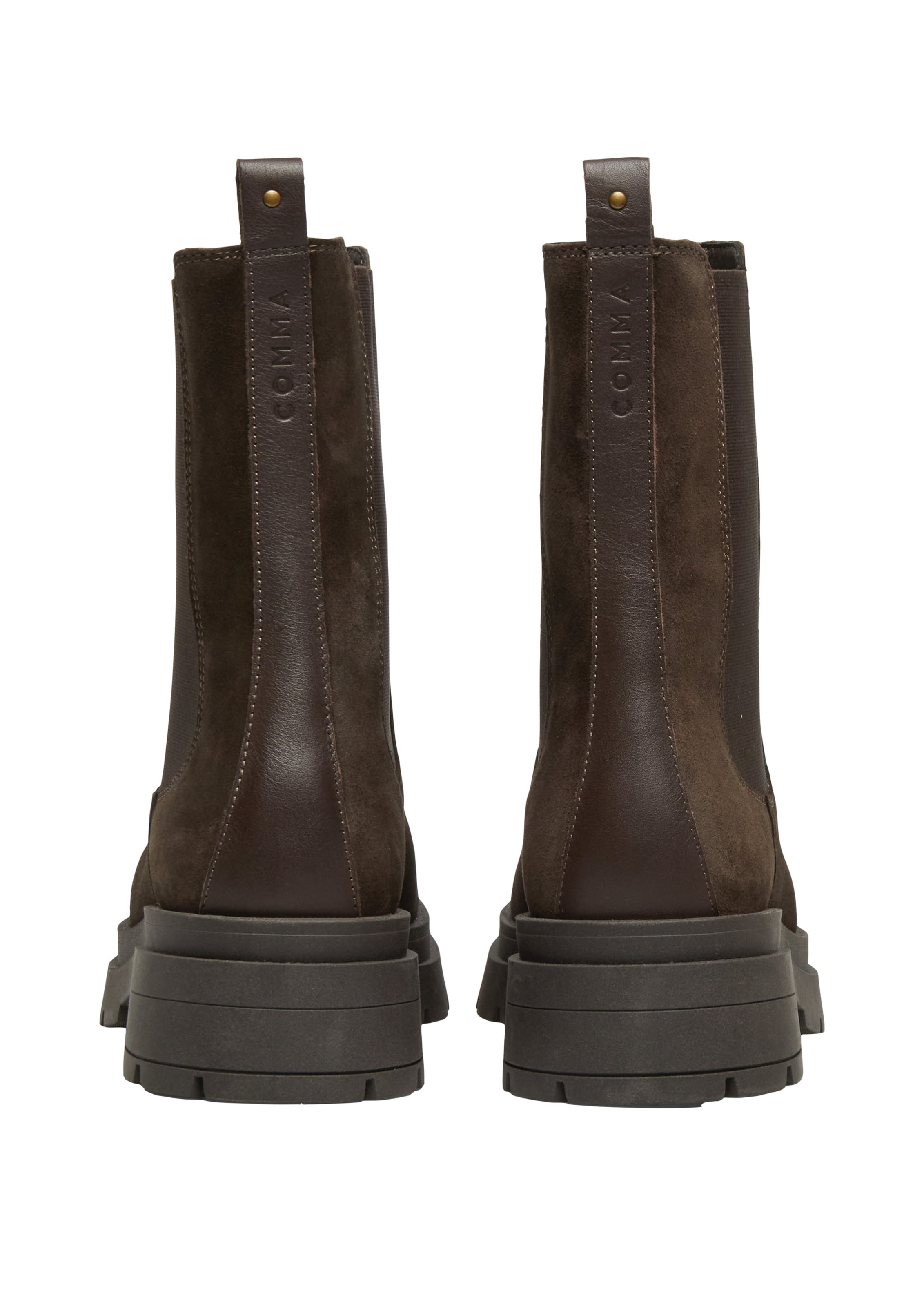 COMMA Chelsea Boots in Braun