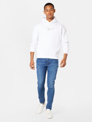 Calvin Klein Sweatshirt 'PRIDE LOVE' in White