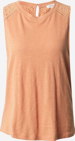 s.Oliver Top in Orange: front