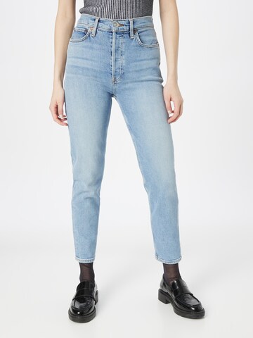 RE/DONE Slimfit Jeans in Blauw: voorkant