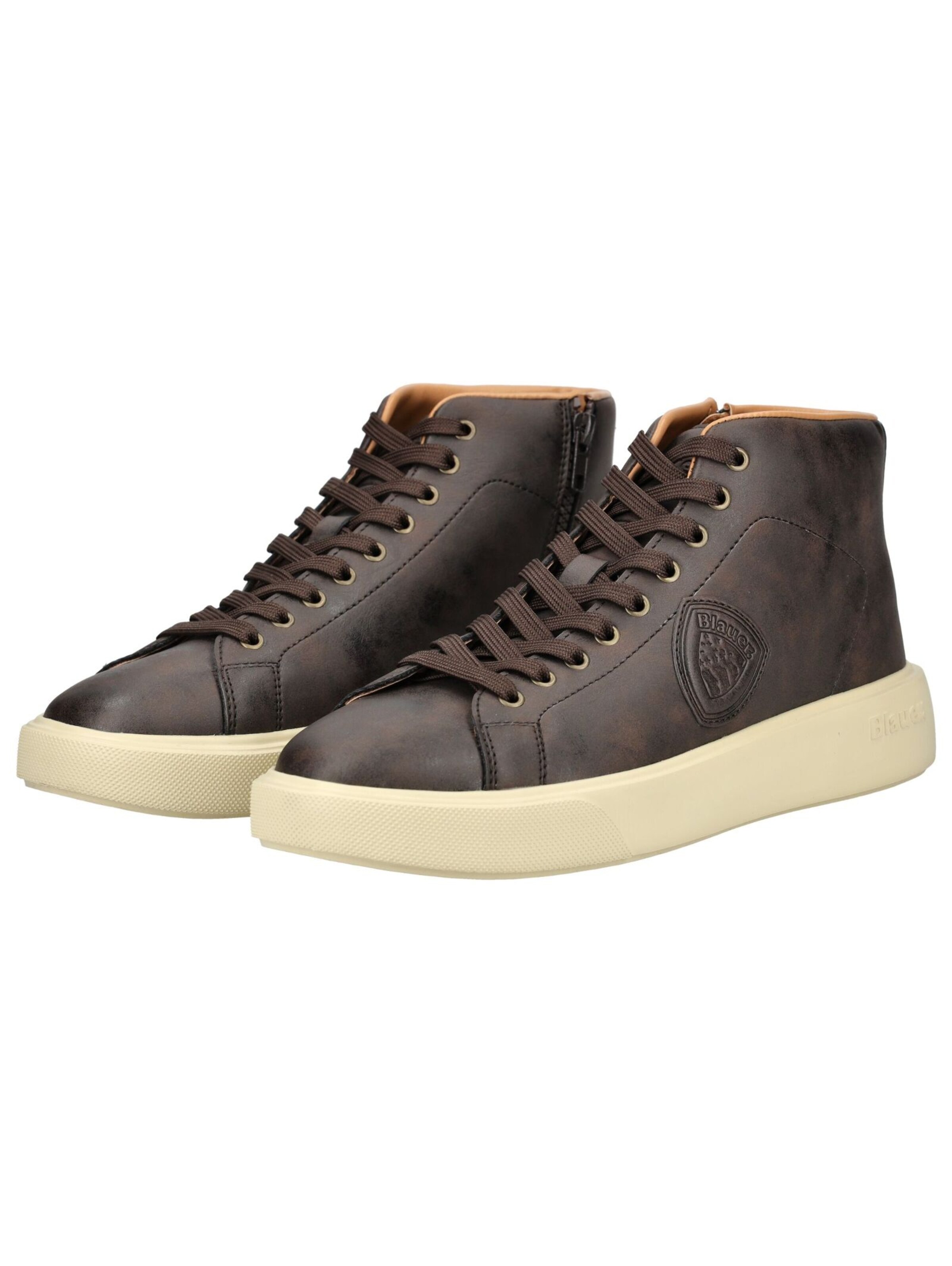 Baskets hautes Blauer.USA en marron