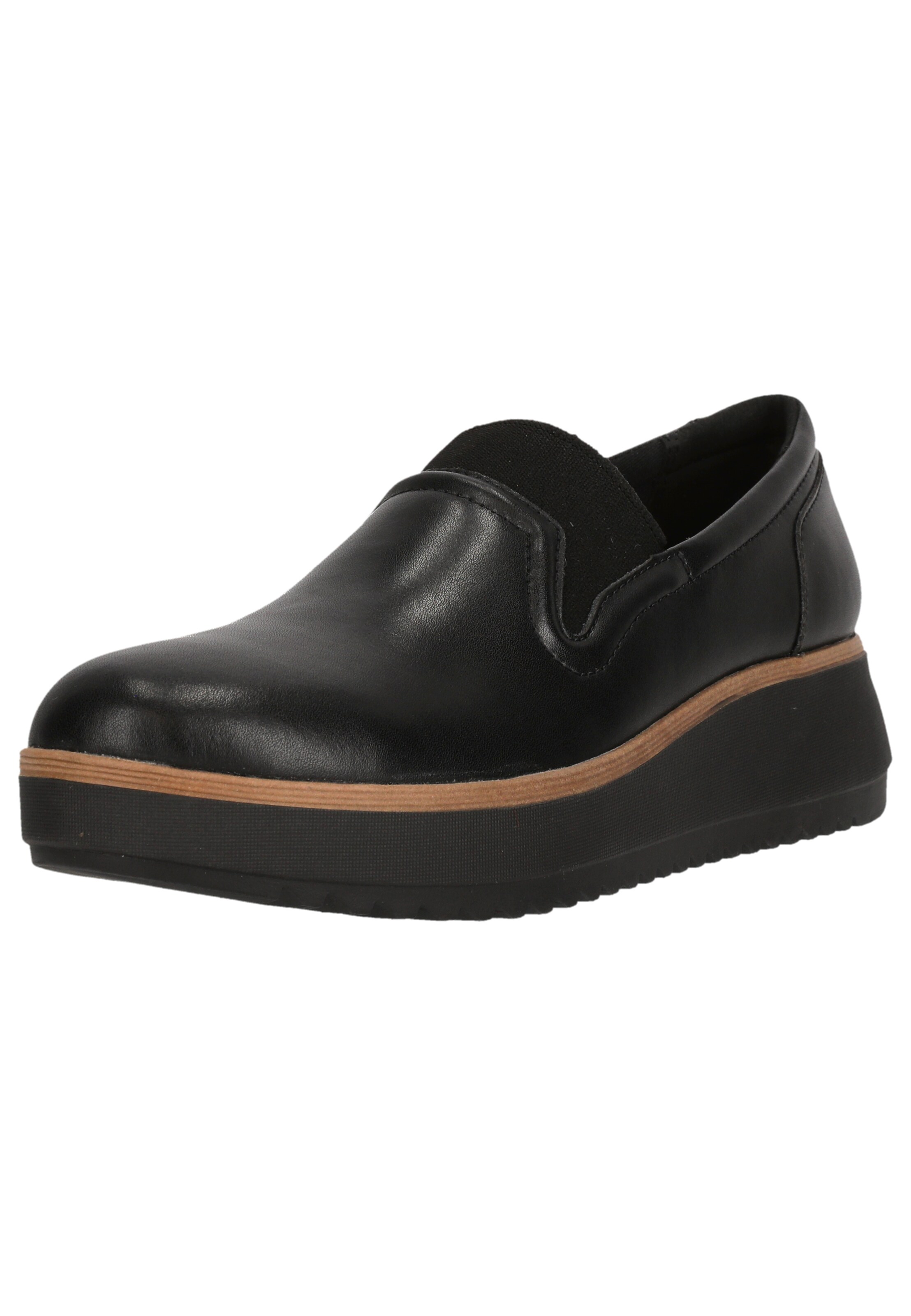 CLARKS Loafer 'Zylah Sky' in Schwarz: Vorderseite