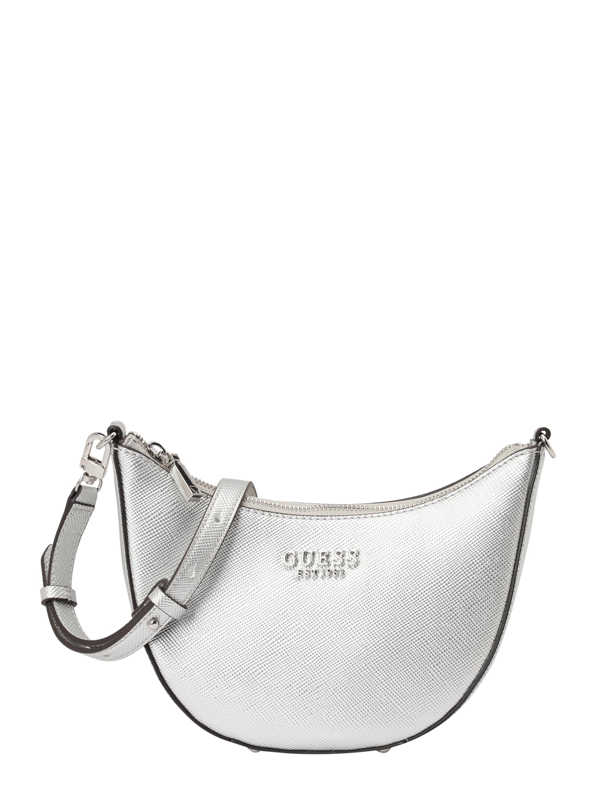 Borsa a spalla 'Fedana' di GUESS in argento: frontale