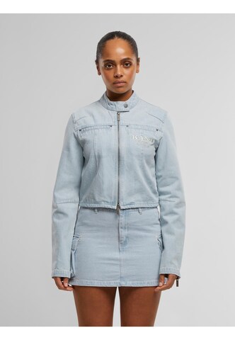 Karl Kani Bikerjacke in Blau: Vorderseite