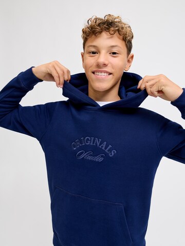 Jack & Jones Junior Sweatshirt 'Bleecker' in Blau