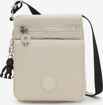 KIPLING Axelremsväska 'NEW ELDORADO' i beige: framsida