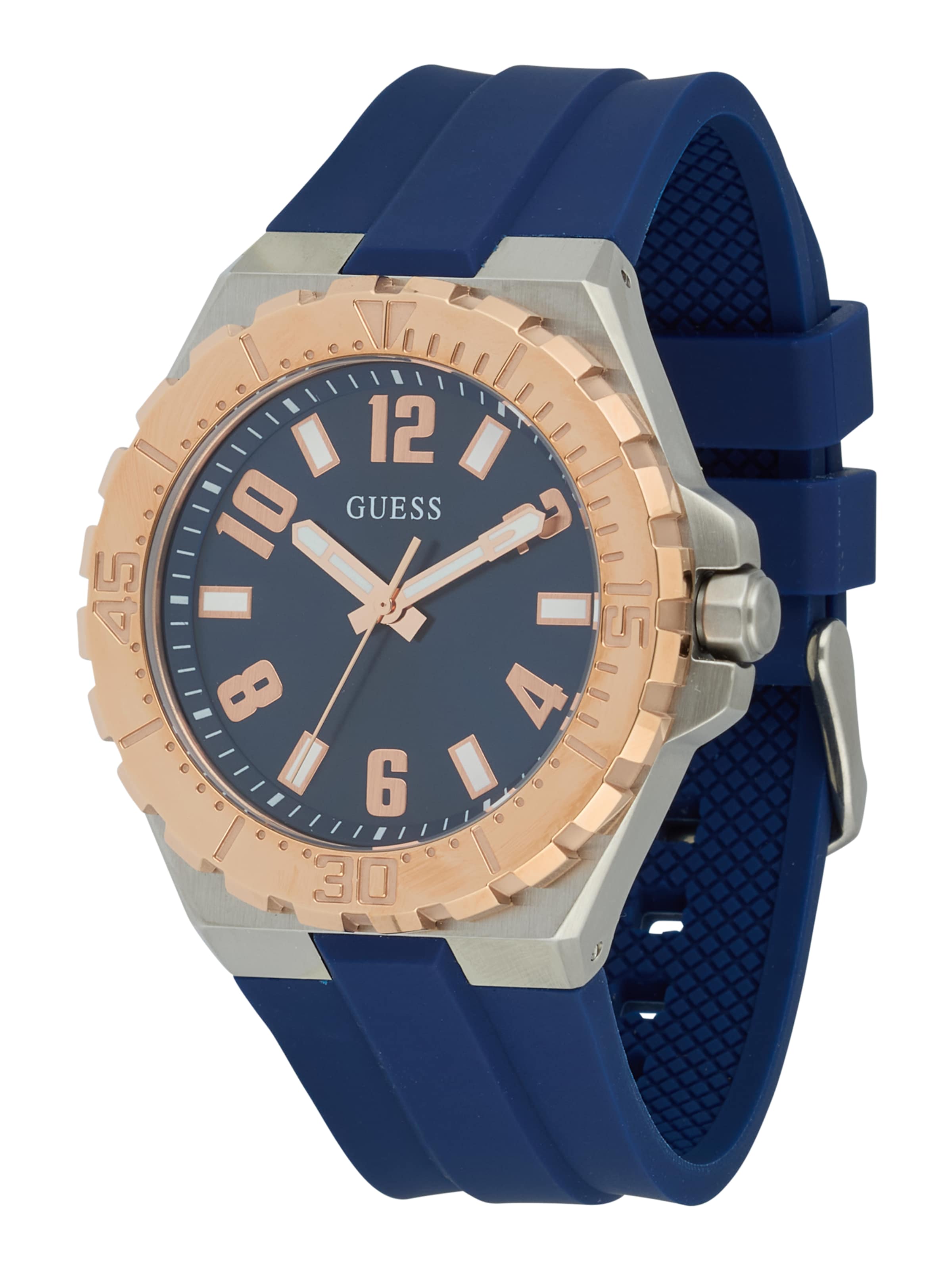 GUESS - Relógios analógicos 'CAMPUS' em azul: frente