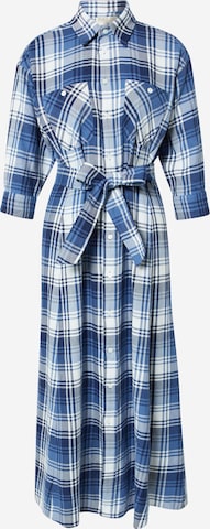 Rochie tip bluză 'BETANY' de la Polo Ralph Lauren pe albastru: față