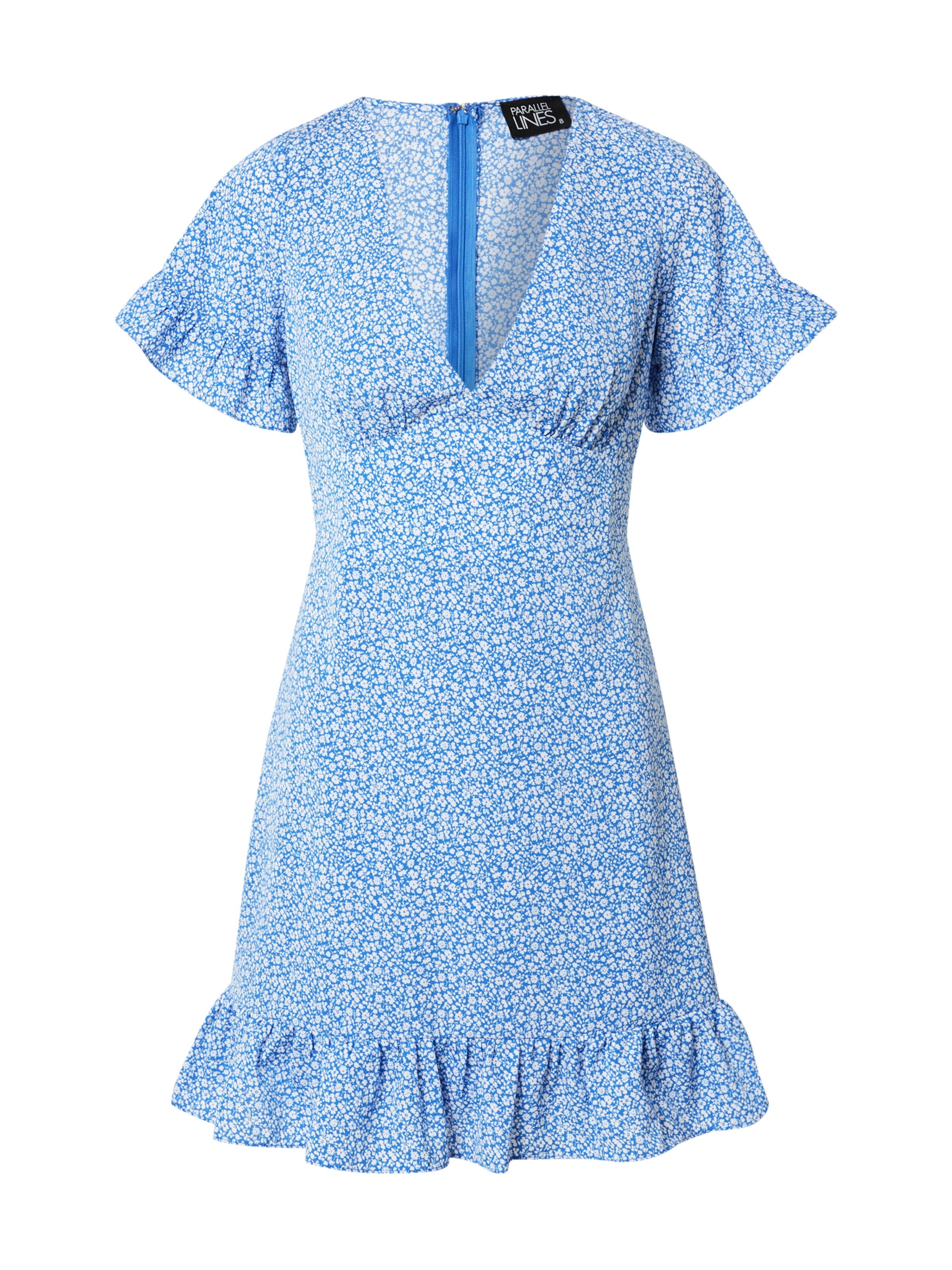 Parallel Lines Šaty – modrá: přední strana