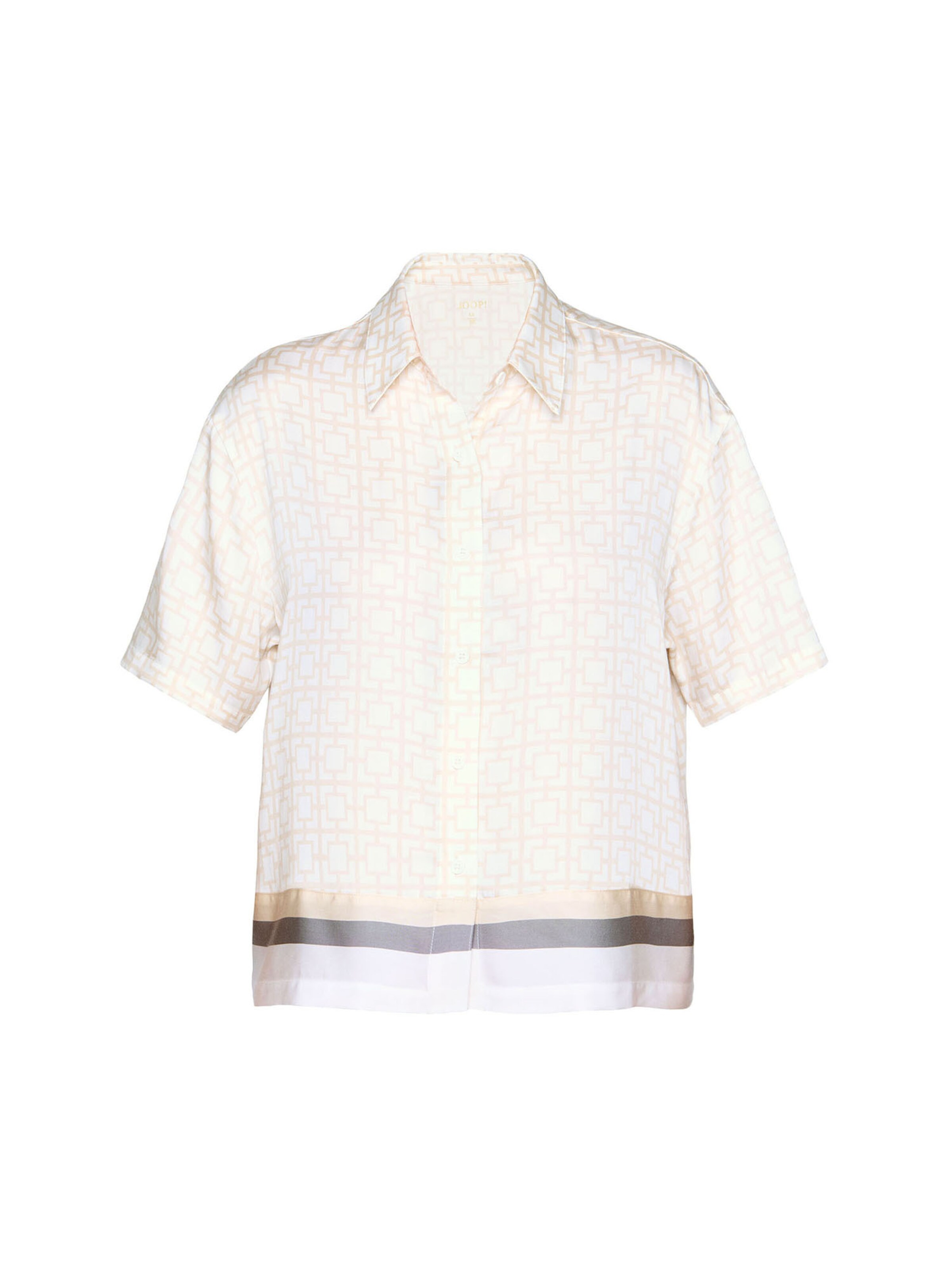 JOOP! Pajama shirt ' Modern Essence ' in Beige: front