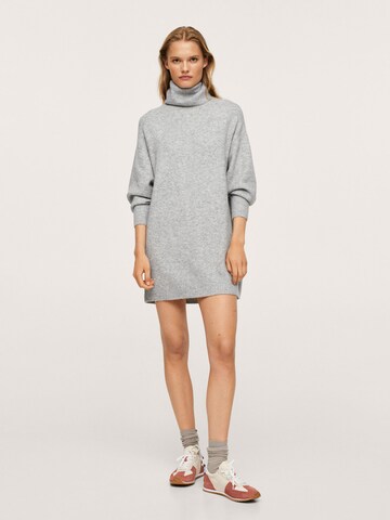 MANGO Knitted dress 'TALDORA' in Grey