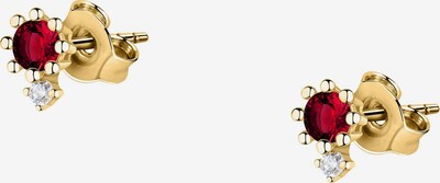 Live Diamond Ohrringe in goldgelb / rot, Produktansicht