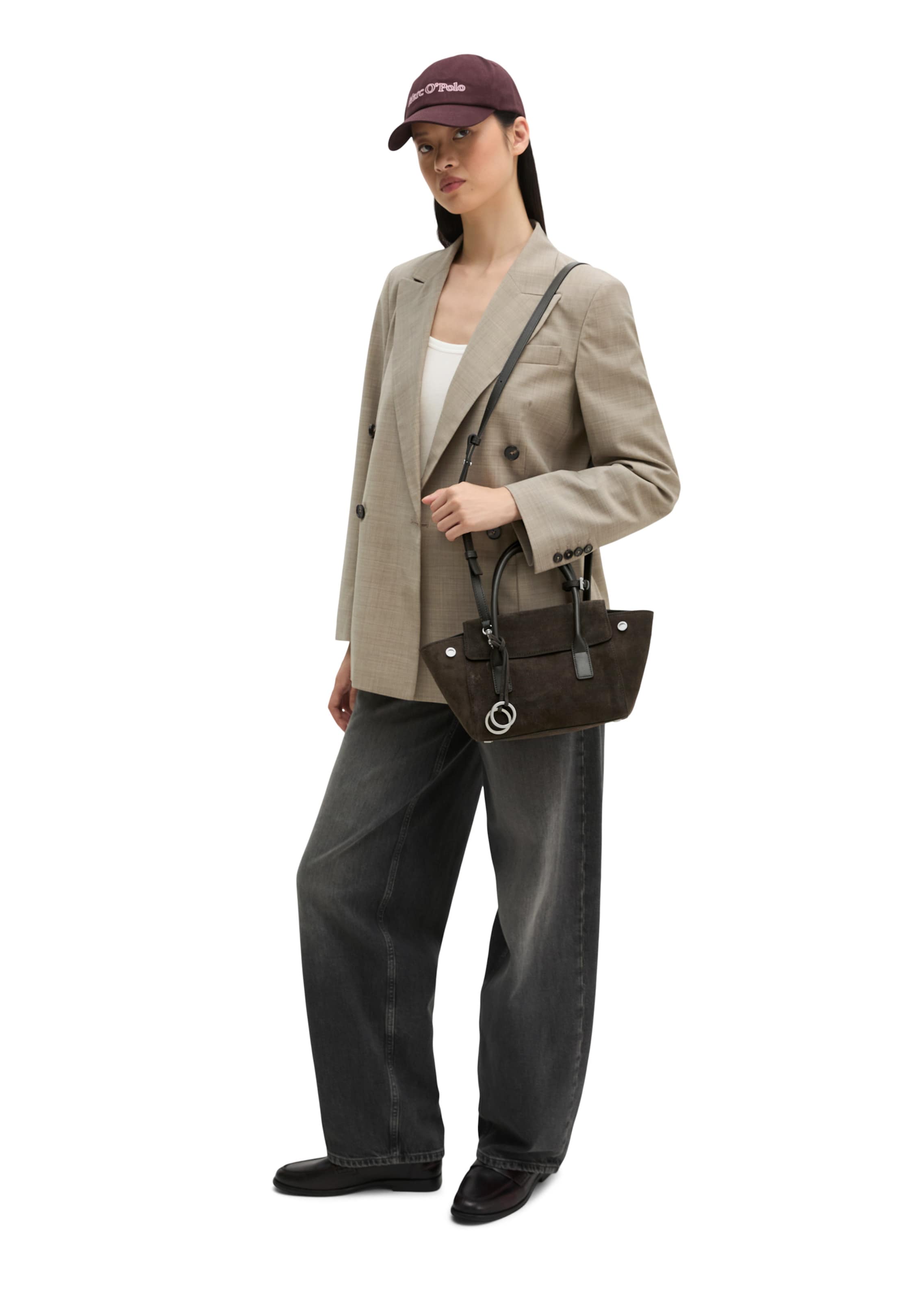 Marc O'Polo Shopper 'Gitty' in Brown: front