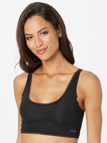 SLOGGI - Bustier Sujetador 'EVER Fresh Plus' en negro: frente