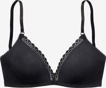 T-shirt Reggiseno di LASCANA in nero: frontale