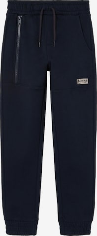 NAME IT Tapered Broek 'LUGT' in Blauw: voorkant