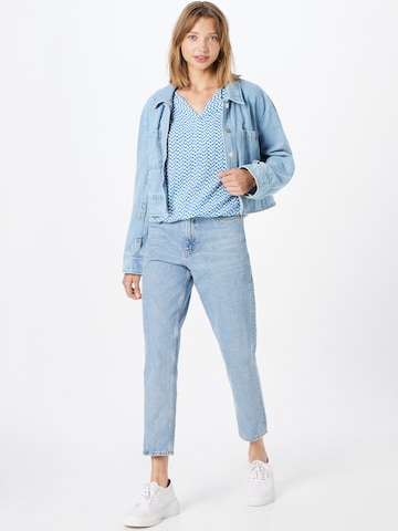 TOM TAILOR Bluse in Blau