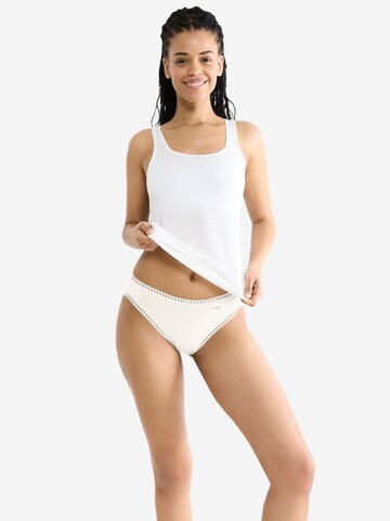 SLOGGI Slip ' Blue GO Crush ' in Wit