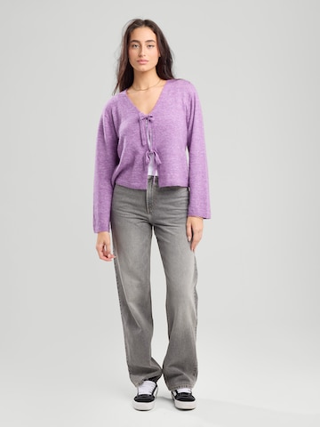 America Today Gebreid vest in Lila