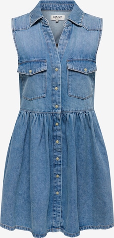 ONLY Košilové šaty 'ONLCYRUS' – modrá: přední strana
