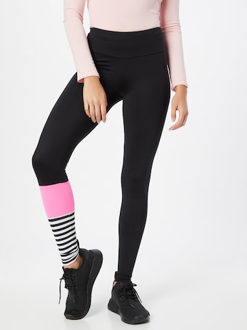 Hey Honey Skinny Workout Pants in Black: front