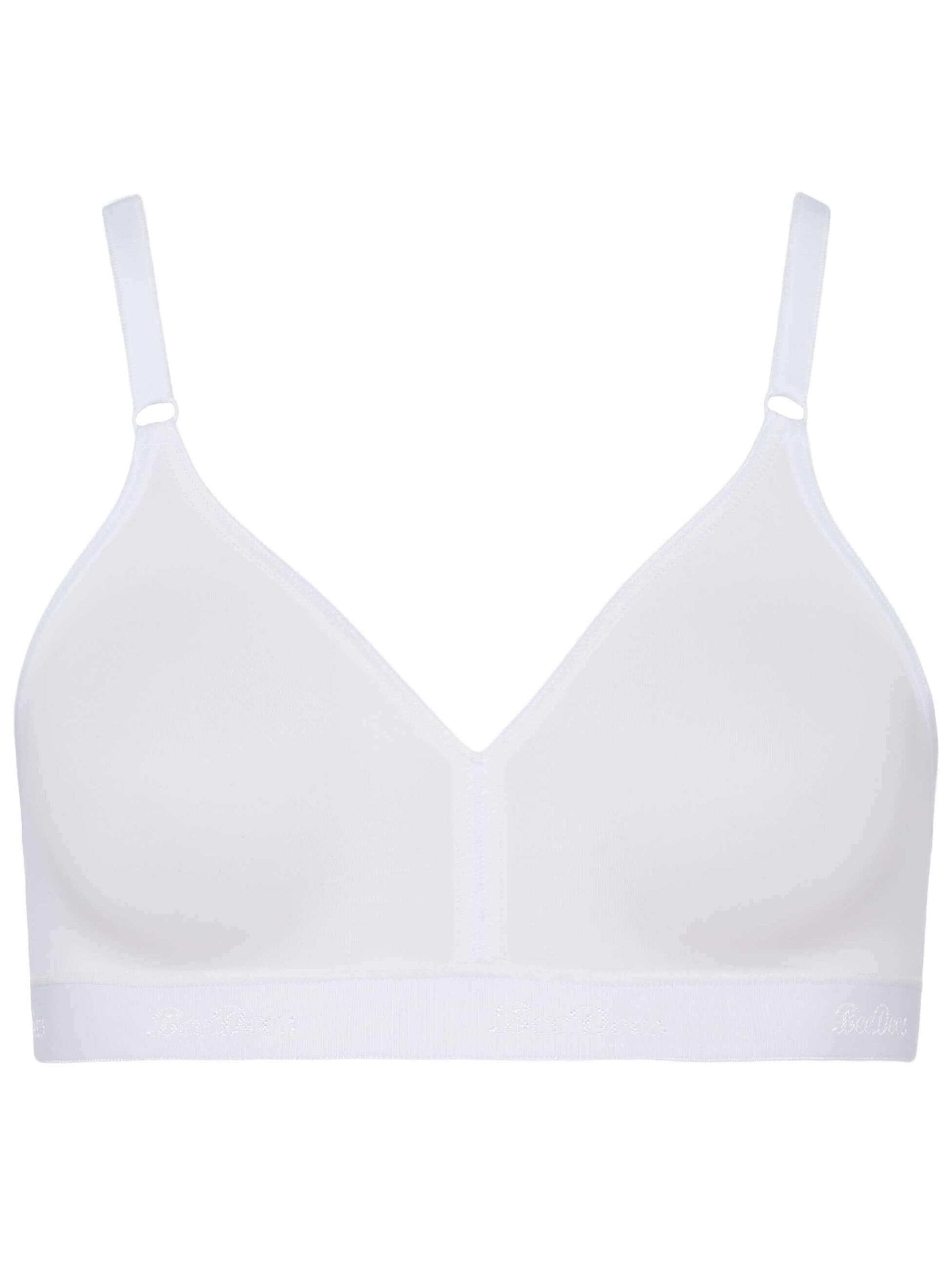 BeeDees Bra 'Soft-BH Microfun N' in White: front