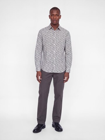 JJ Rebel Slim Fit Риза 'JREBPHILLY' в бежово