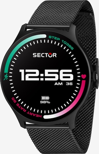SECTOR Smartwatch in schwarz, Produktansicht