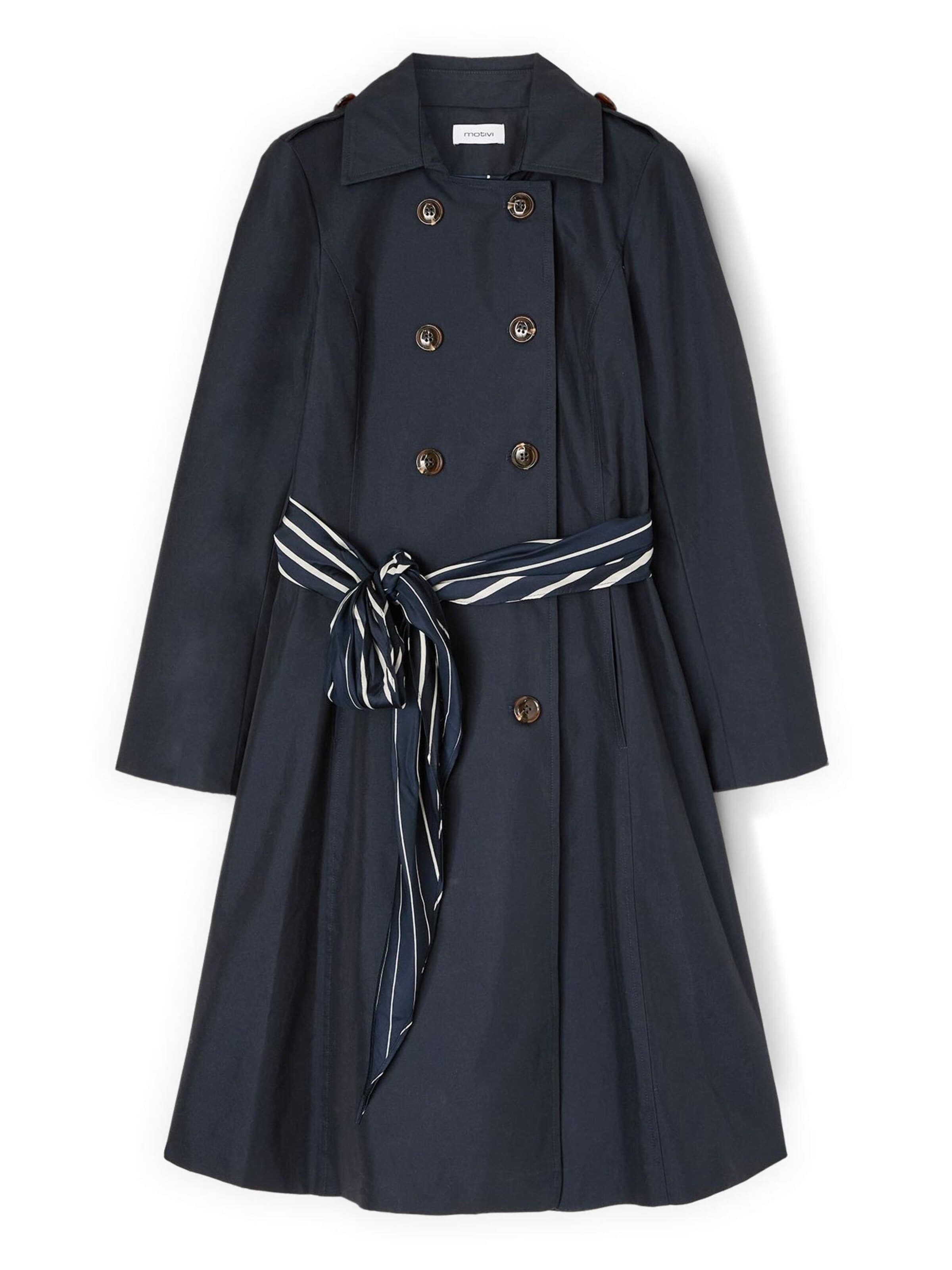 Manteau d’hiver MOTIVI en bleu : devant