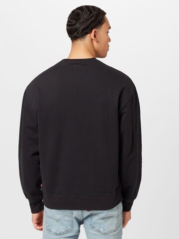 LEVI'S ® Sweatshirt 'Relaxd Graphic Crew' i blå