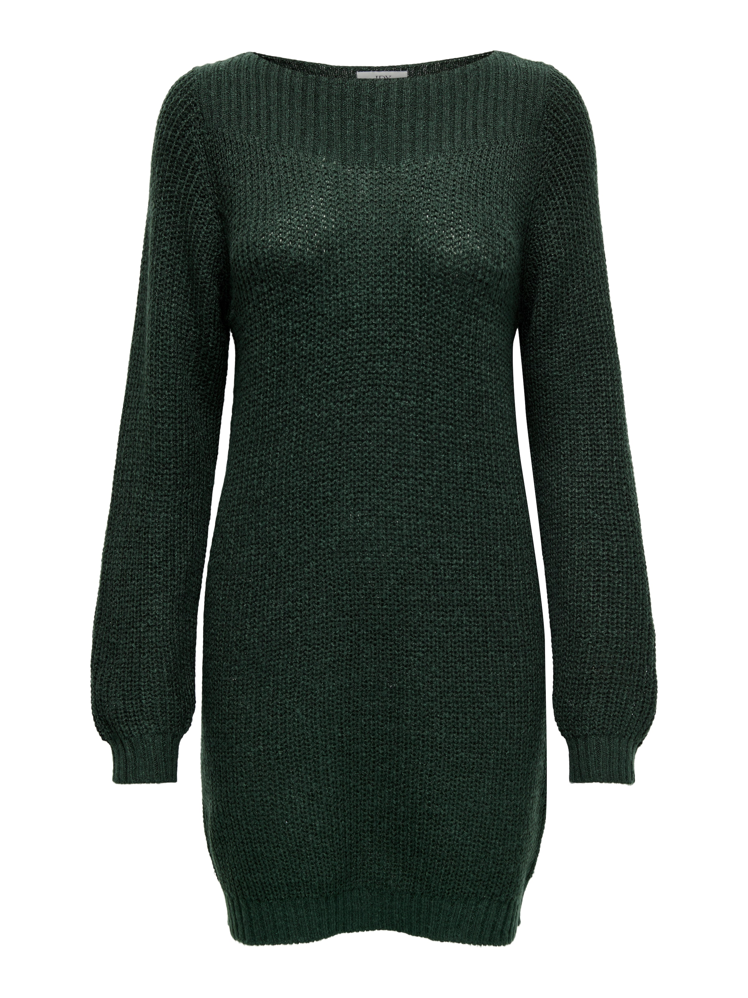 JDY Úpletové šaty 'JDYWhitney Megan' – zelená: přední strana