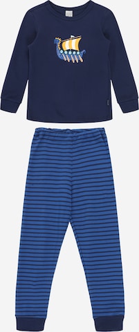 SCHIESSER - Pijama en azul: frente