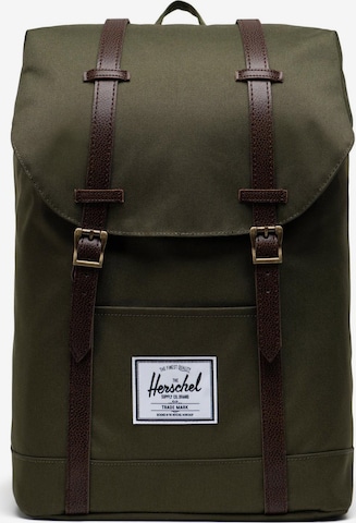 Herschel Backpack 'Retreat' in Green: front