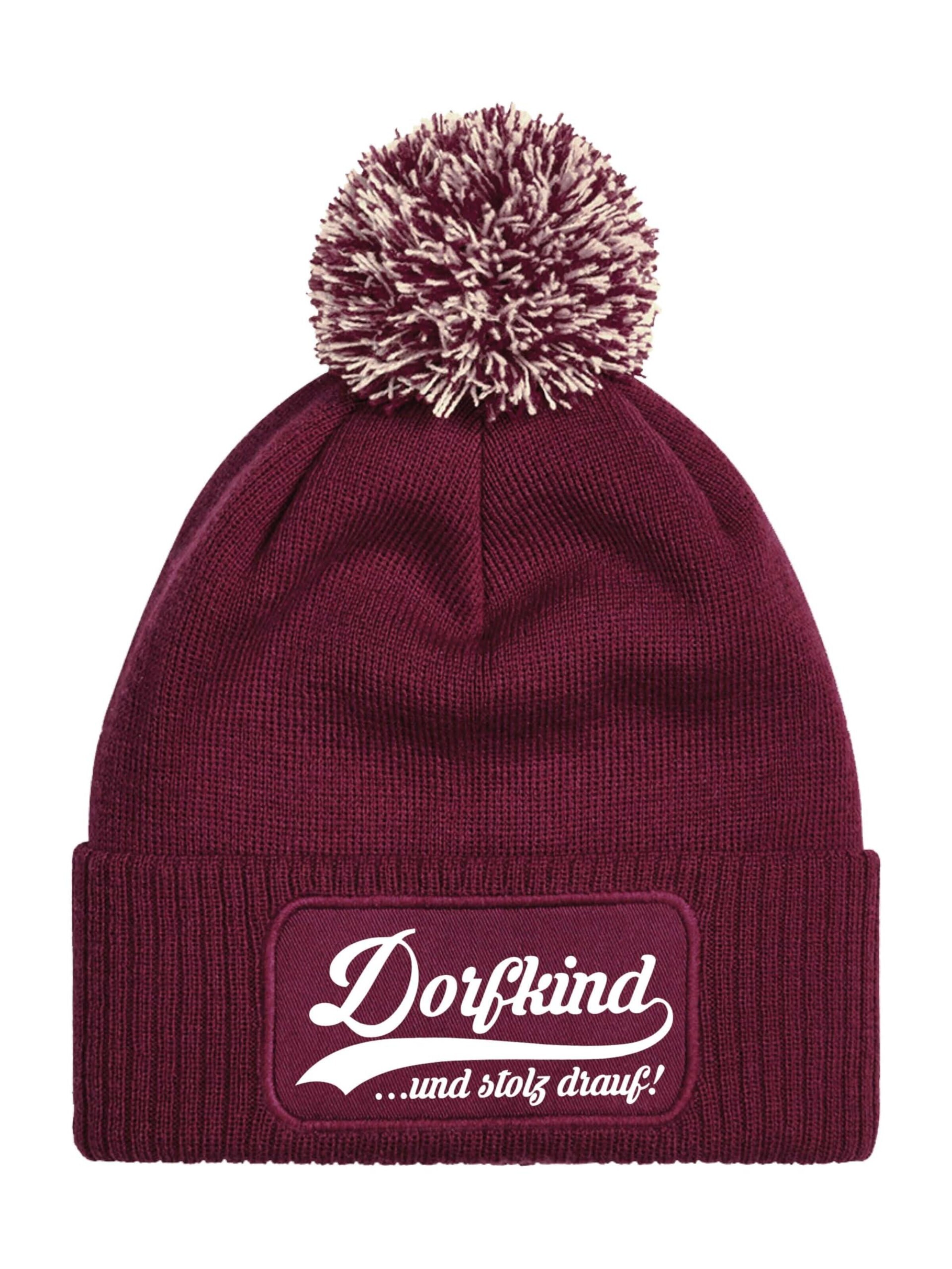 Youth Designz Beanie 'Dorfkind' in Red: front