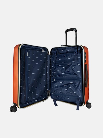 K-Way Wózek 'K-WAY EUDOXIEUR LOGO TROLLEY MEDIO Valigie e Trolley' w kolorze pomarańczowy