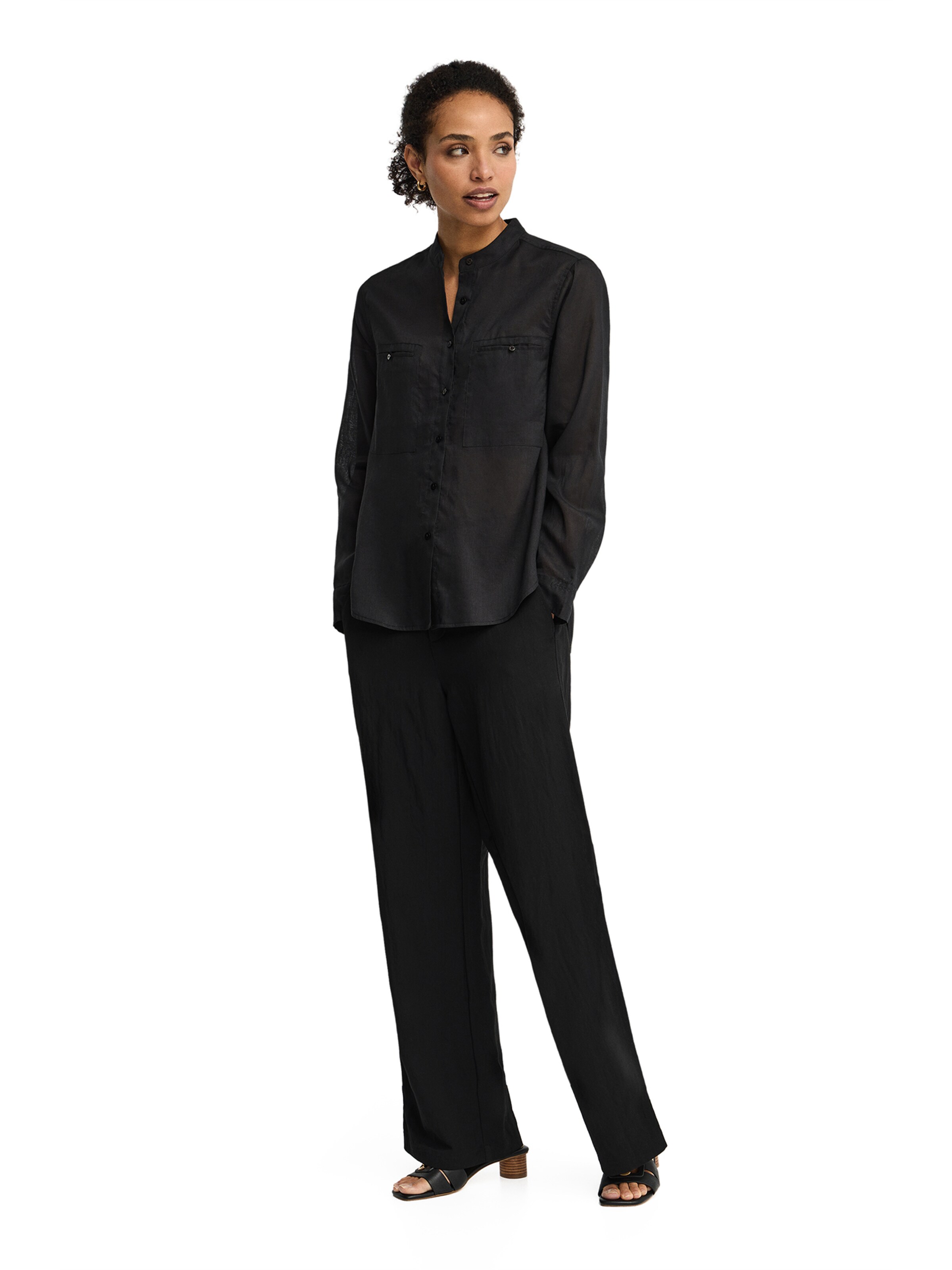 Polo Club Blouse in Black