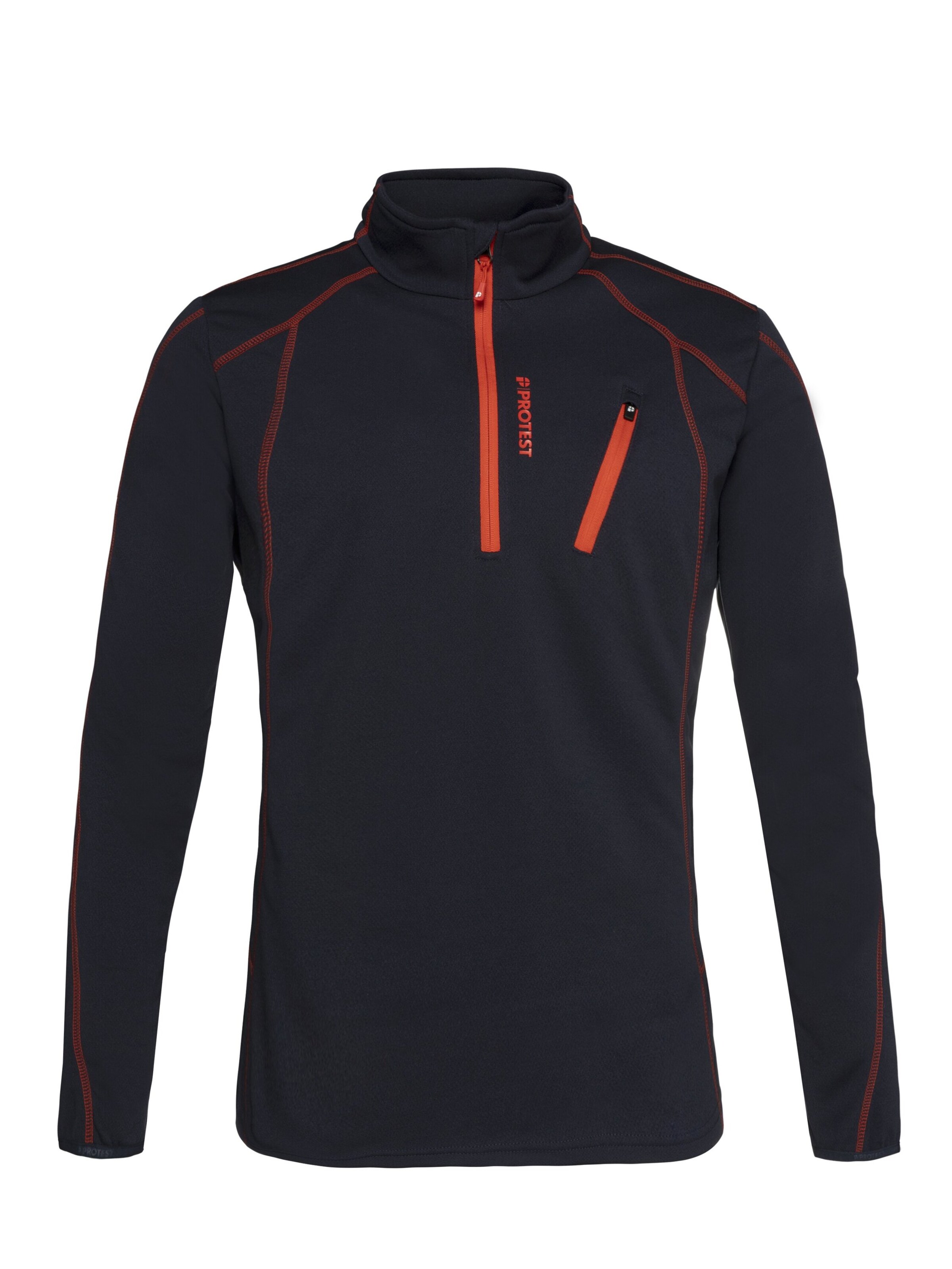 PROTEST Sportsweatshirt 'HUMANS' in Blauw: voorkant