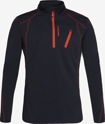 PROTEST Athletic Sweatshirt 'HUMANS' in Blue: front