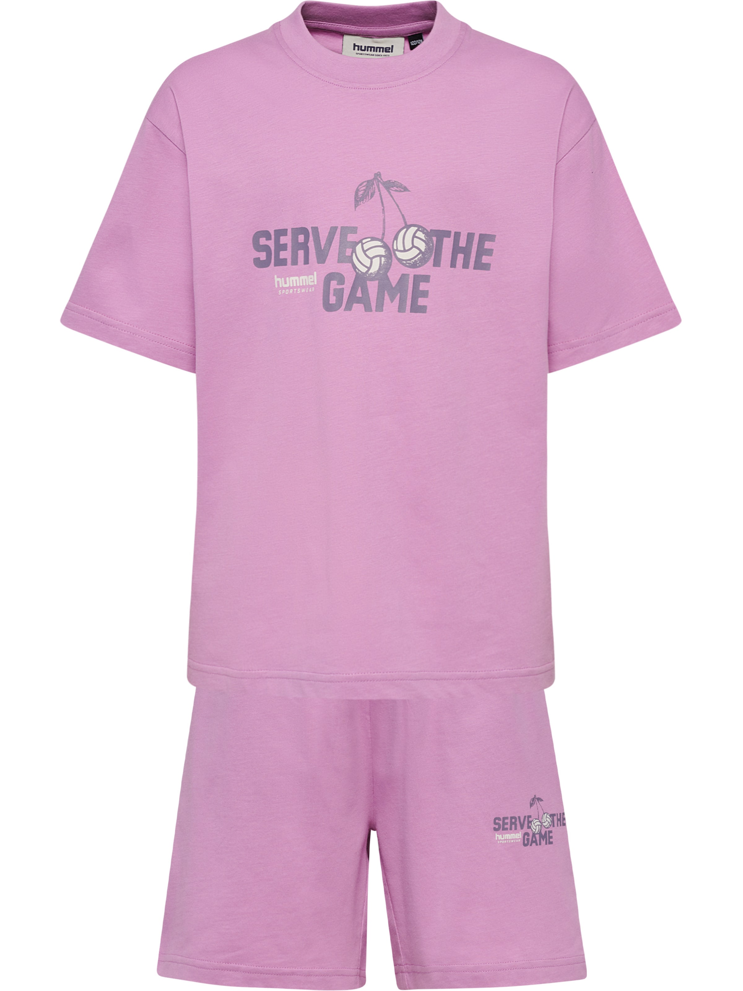Hummel Set in Lila: Vorderseite