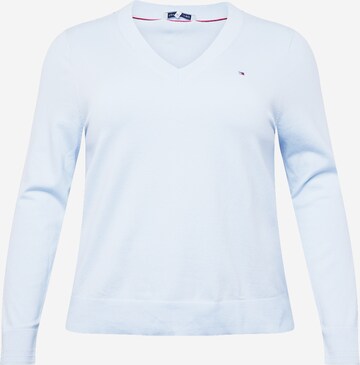 Pullover di Tommy Hilfiger Curve in blu: frontale