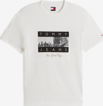 Tricou de la Tommy Jeans pe bej: față