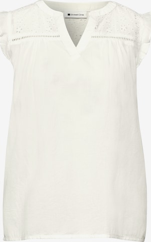 STREET ONE Bluse in Weiß: Vorderseite