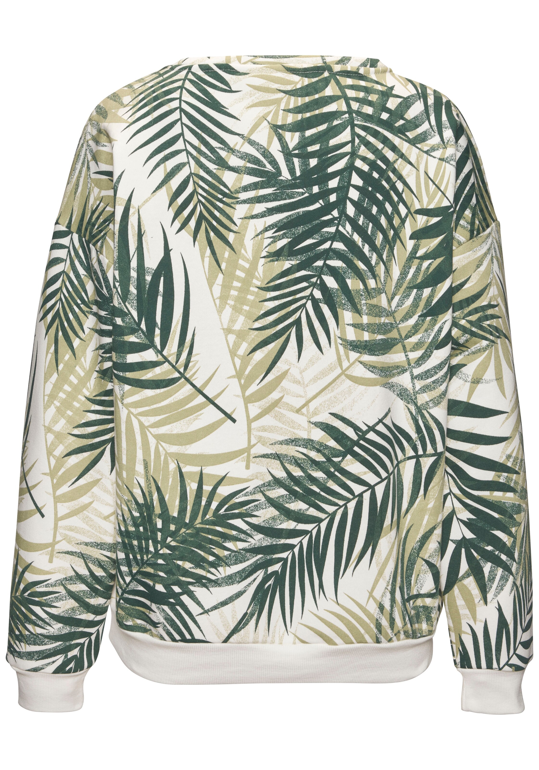 Sweat-shirt LASCANA en blanc