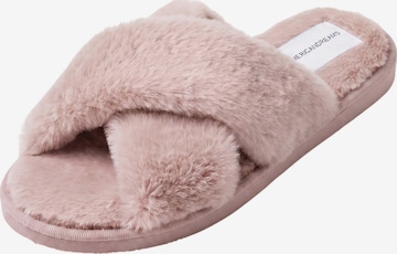 americandreams Hausschuh 'Lou' in Pink: Vorderseite