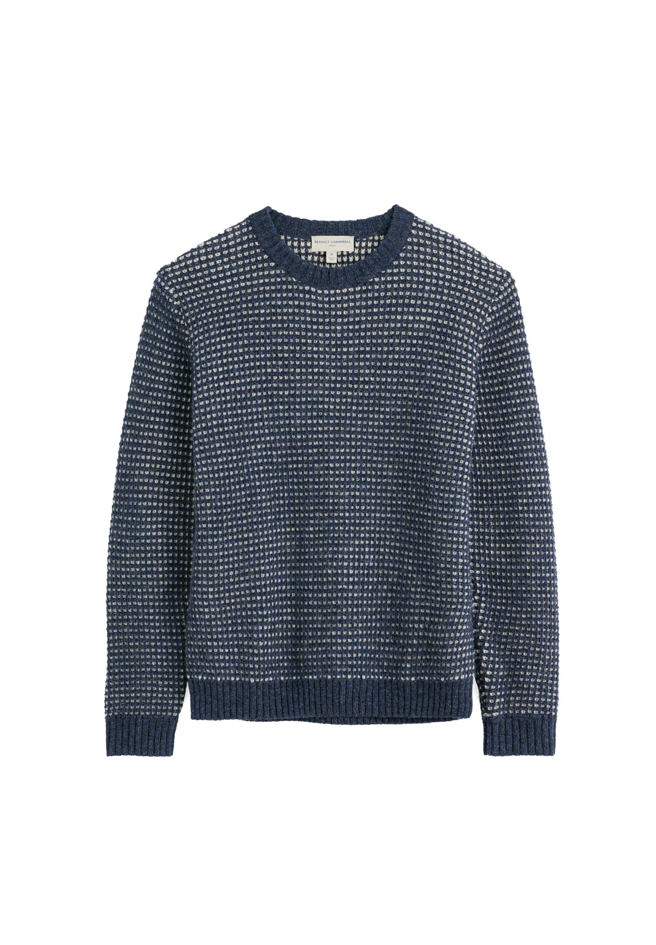 Seasalt Cornwall Sweater 'Crowlas' in Blue: front