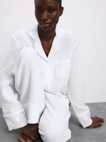 Marks & Spencer Pyjama in Weiß