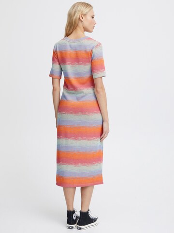 ICHI Knit dress 'ODELA' in Orange