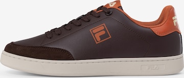 FILA - Sapatilhas baixas 'Courtbay' em castanho: frente