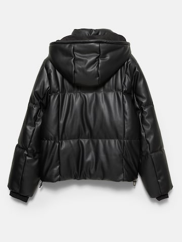 Geacă de primăvară-toamnă de la Pull&Bear pe negru